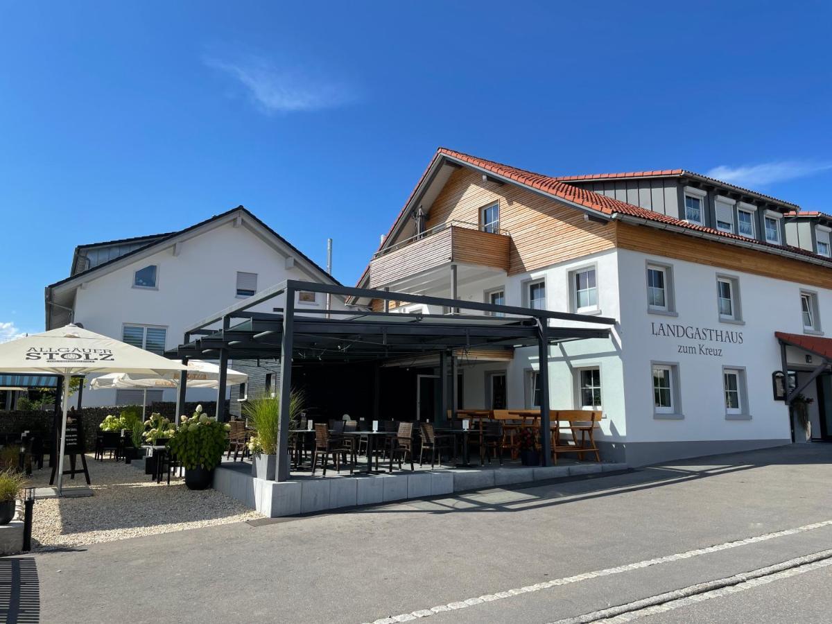 Landgasthaus Zum Kreuz Gbr Исни  Экстерьер фото